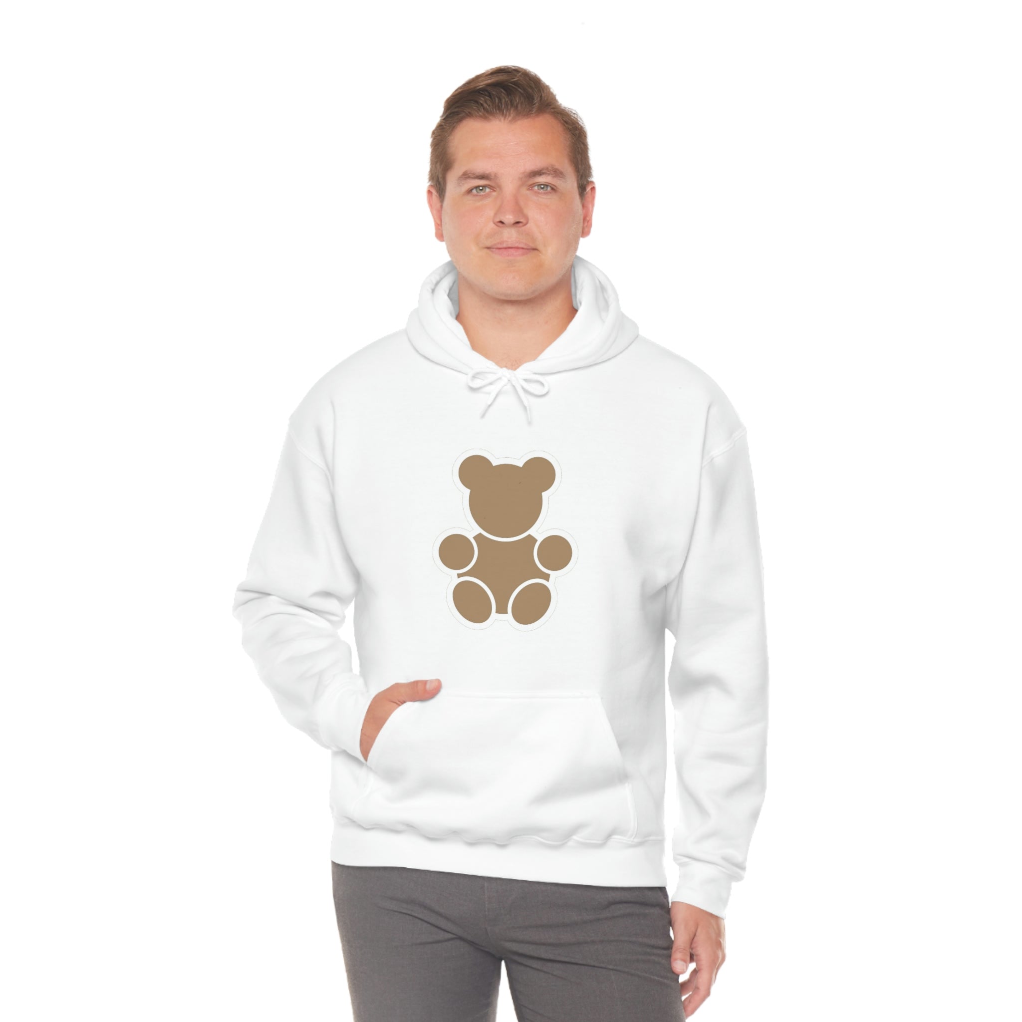 Brown Talent Teddy Unisex Heavy Blend™ Hooded Sweatshirt