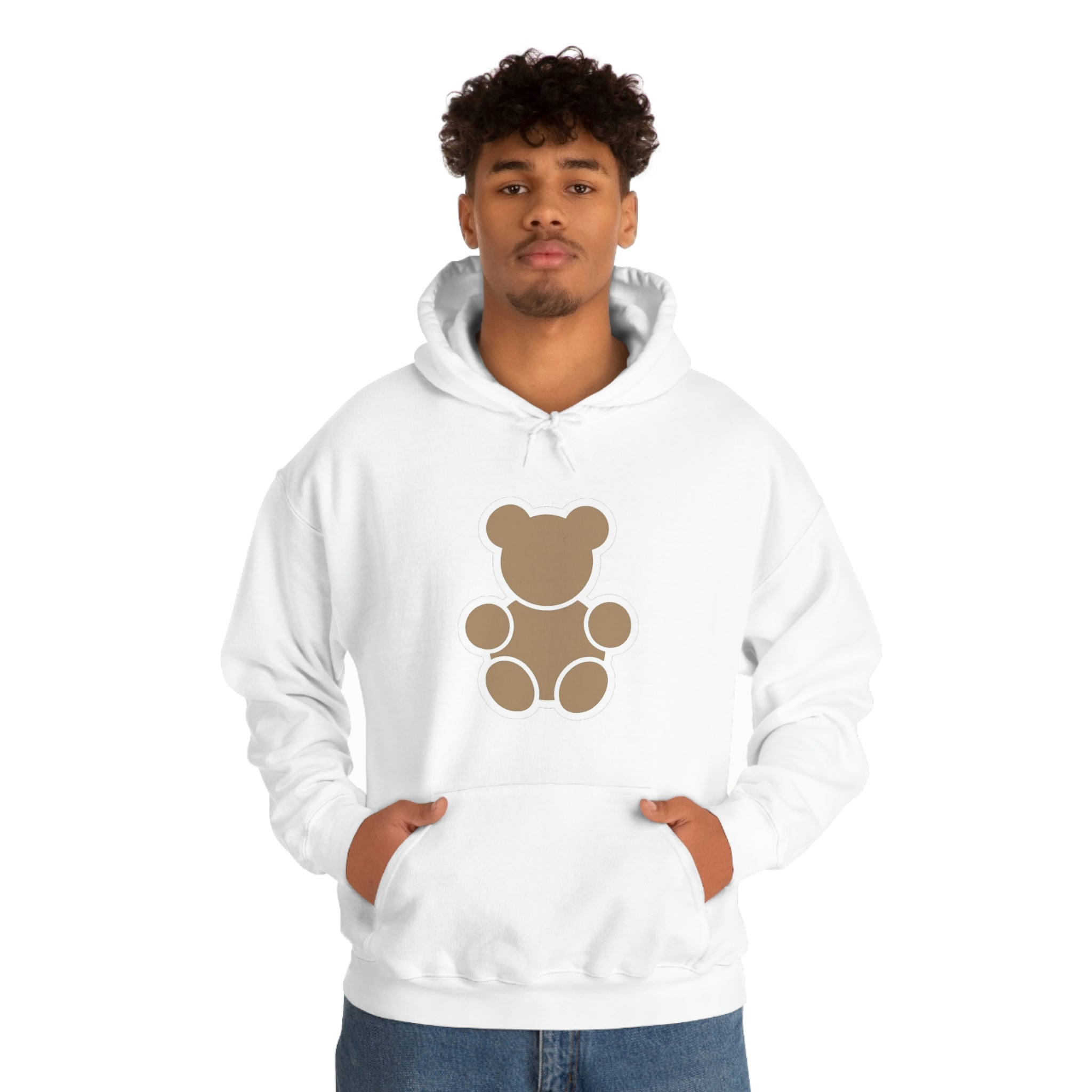 Brown Talent Teddy Unisex Heavy Blend™ Hooded Sweatshirt